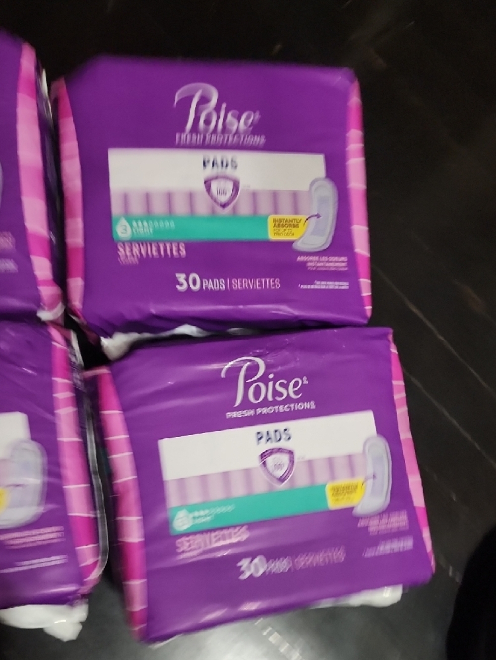 6 Poise Pads - Purple Packaging, 30-Count - Picture 4 of 4